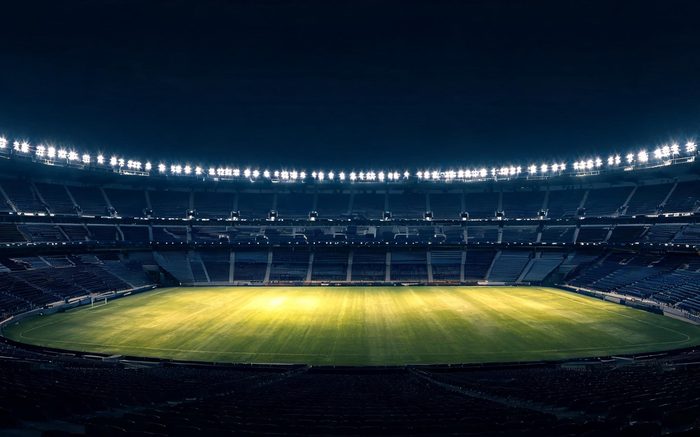 A championship lacrosse game under stadium lights